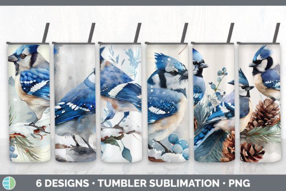 Christmas Blue Jay Tumbler Sublimation B: A Review of Festive Illustrations