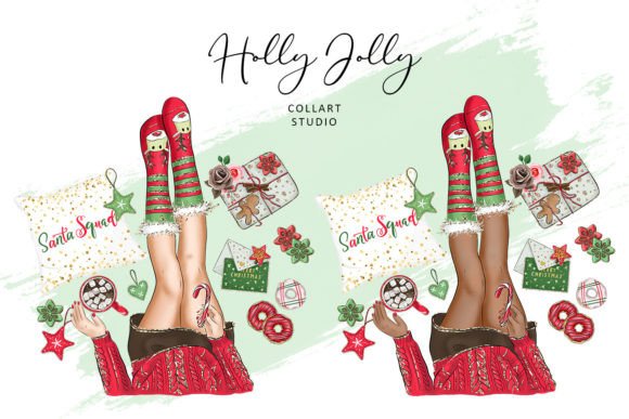 Christmas Illustrations, Cozy Girl Review