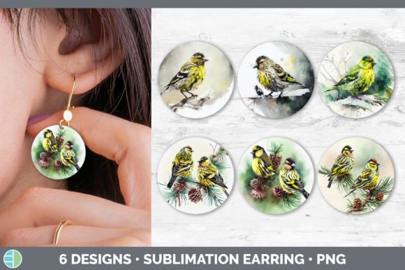 Christmas Siskin Round Earring Sublima Review
