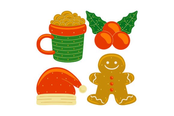 Christmas Vector Pack 05 Illustrations for Handmade Creations