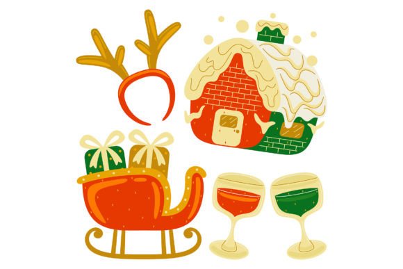 Christmas Vector Pack 08 for Illustrations