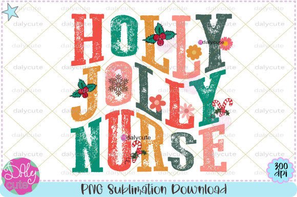Holly Jolly Nurse Retro Christmas PNG: A Review for Sellers