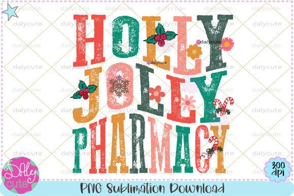 Holly Jolly Pharmacy Retro Christmas PNG Review