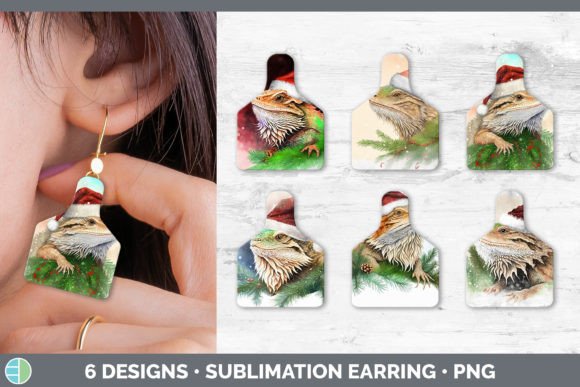 Santa Bearded Dragon Christmas Cow Tag E: Illustrations Review