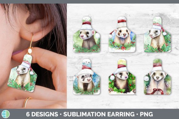 Santa Ferret Christmas Cow Tag Earring: A Practical Review for Sellers