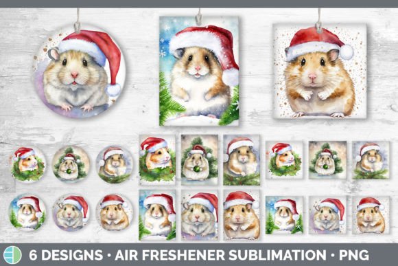 Santa Hamster Christmas Air Freshener Embroidery Review