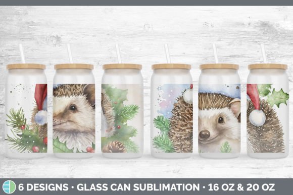 Santa Hedgehog Christmas Glass Can Sub: A Designer's Review